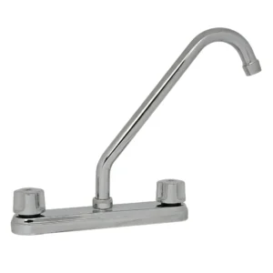 RUGO Mezcladora para Fregadero de 8" con Manerales y Chapetón