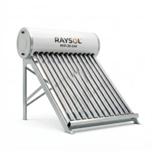 Raysol Calentador Solar Alta Presión "Heat Pipe" 20 Tubos (240L) - RHP-20-240